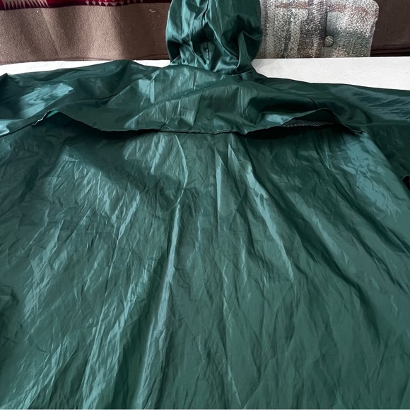 Defenders Of Wildlife Windbreaker Men 2XL Jacket Vent Zip Pocket Collar Green - Picture 13 of 14